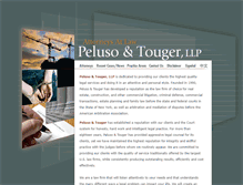 Tablet Screenshot of pelusoandtouger.com